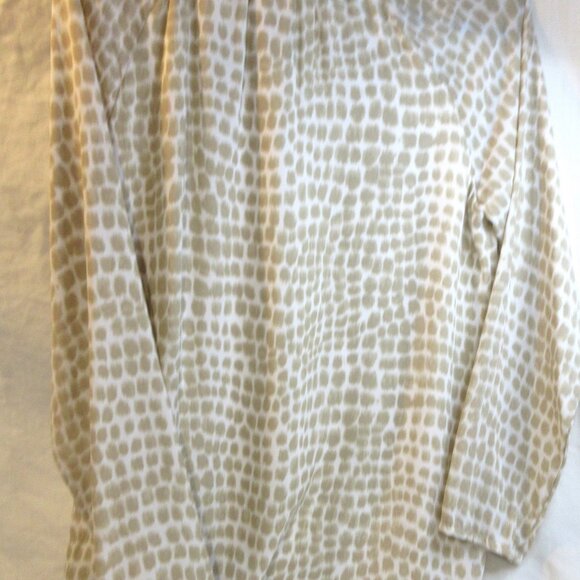 NWT~MICHAEL KORS~ SIZE 10~FRONT GOLD ZIPPER AND DRAWSTING, LINED, SIDE SLI - Picture 8 of 9